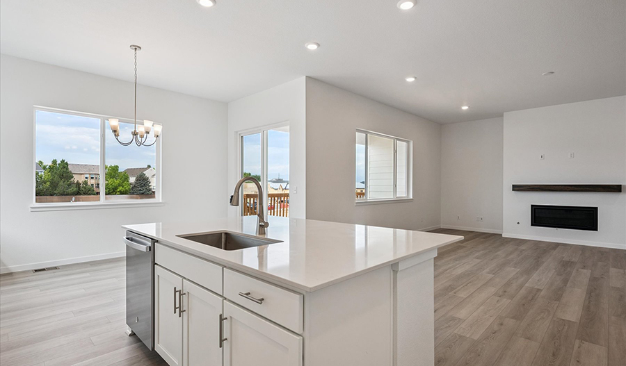 Kitchen of the Delaney floor plan