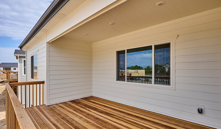 Rear Exterior of the Delaney floor plan