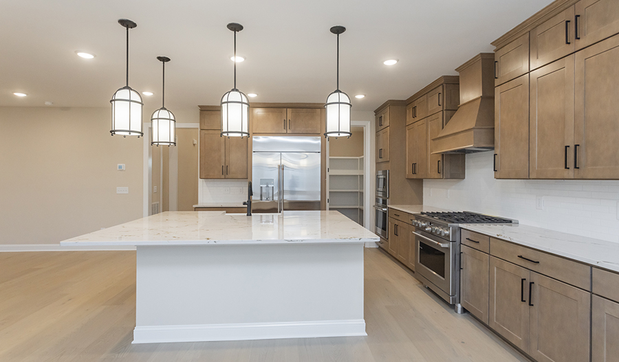 Kitchen of the Sage floor plan