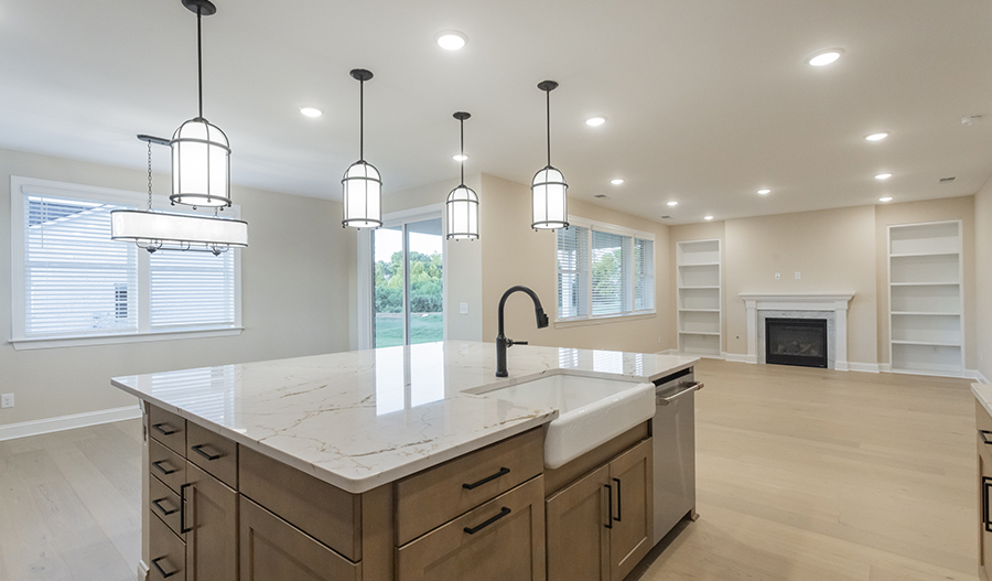 Kitchen of the Sage floor plan