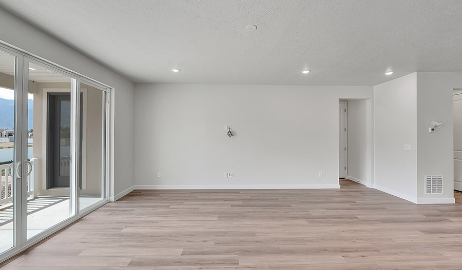 Great Room of the Delaney floor plan