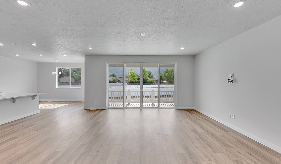 Great Room of the Delaney floor plan