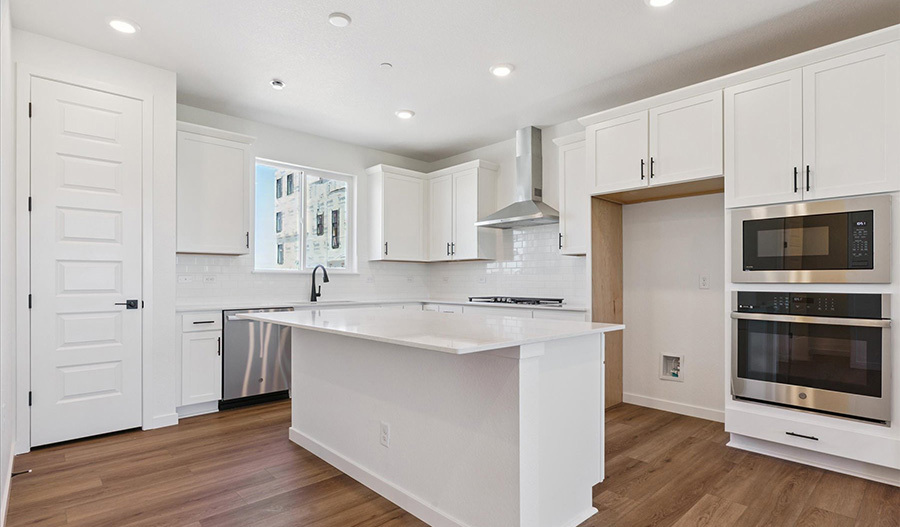 Kitchen of the Flatiron floor plan