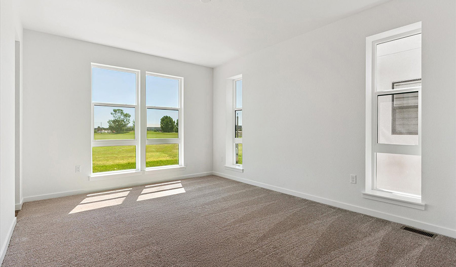 Bedroom of the Flatiron floor plan