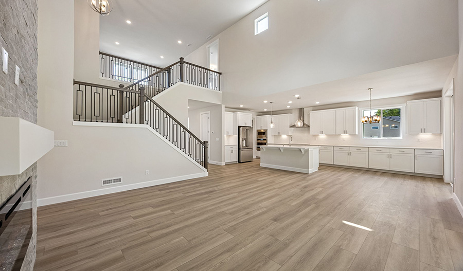 Great Room of the Hastings floor plan