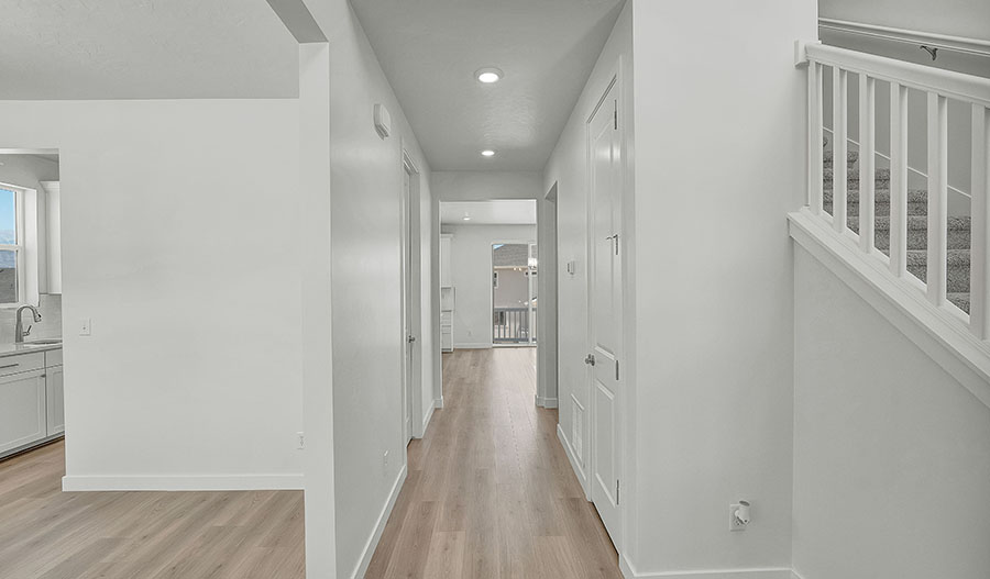 Entry of the Charlotte floor plan