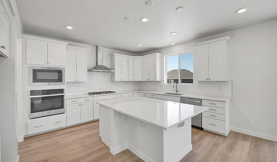 Kitchen of the Charlotte floor plan