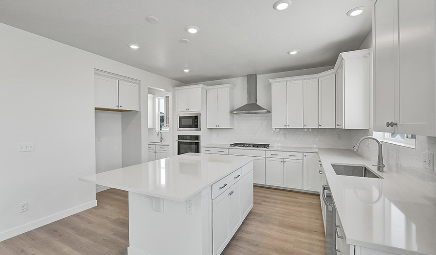 Kitchen of the Charlotte floor plan