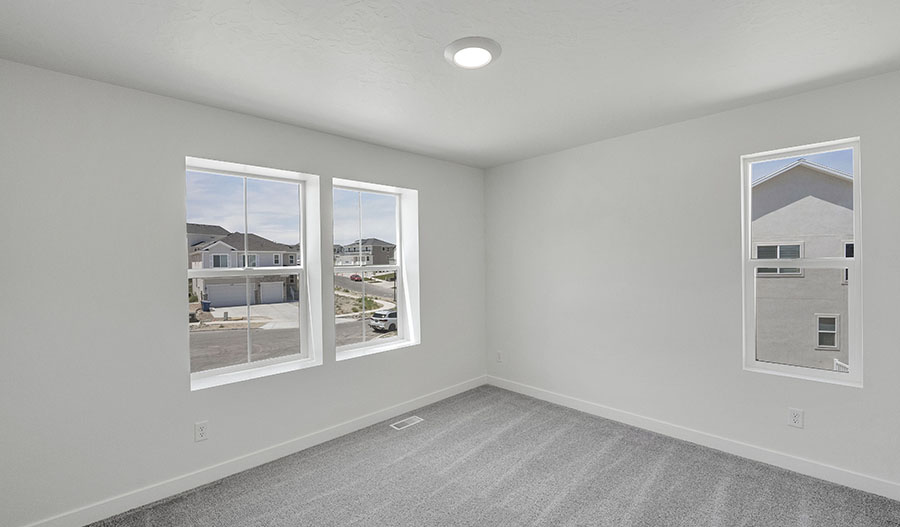 Bedroom of the Charlotte floor plan