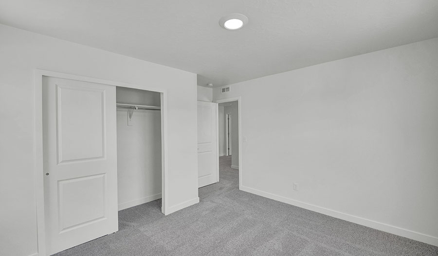 Bedroom of the Charlotte floor plan