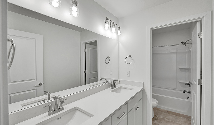 Bathroom of the Charlotte floor plan