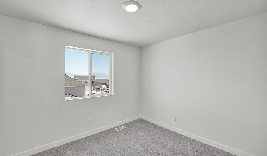 Bedroom of the Charlotte floor plan