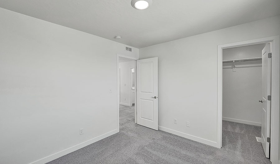 Bedroom of the Charlotte floor plan