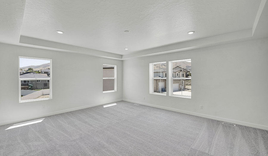 Bedroom of the Charlotte floor plan