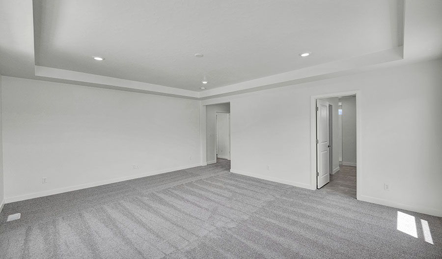 Bedroom of the Charlotte floor plan