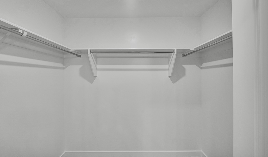 Closet of the Charlotte floor plan