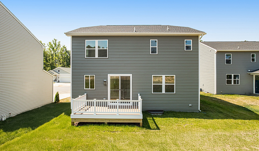 Rear Exterior of the Pearl floor plan