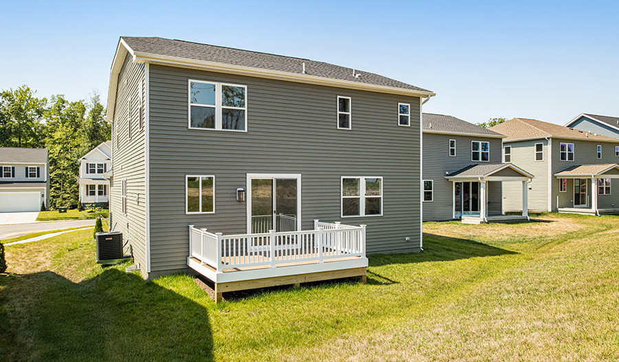 Rear Exterior of the Pearl floor plan