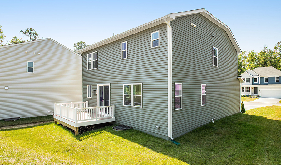 Rear Exterior of the Pearl floor plan