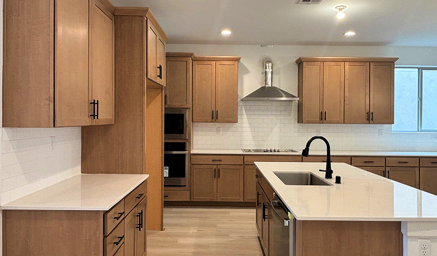 Kitchen of the Raleigh floor plan
