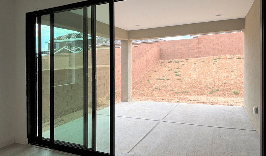 Patio of the Raleigh floor plan