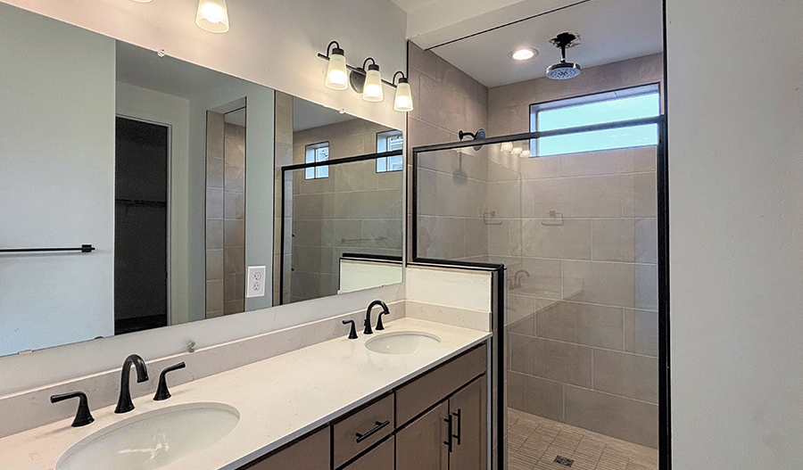 Bathroom of the Raleigh floor plan