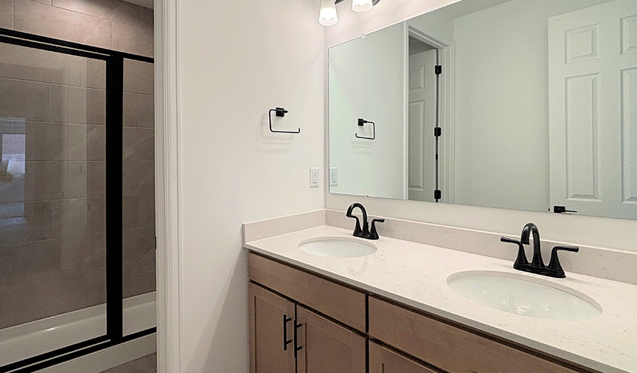 Bathroom of the Raleigh floor plan