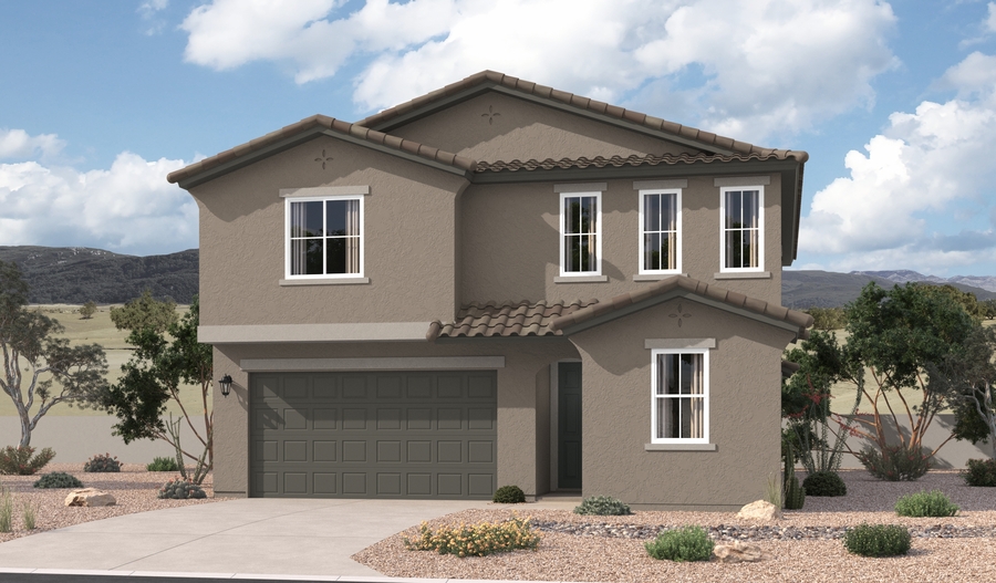 Elevation A of the Moonstone floor plan