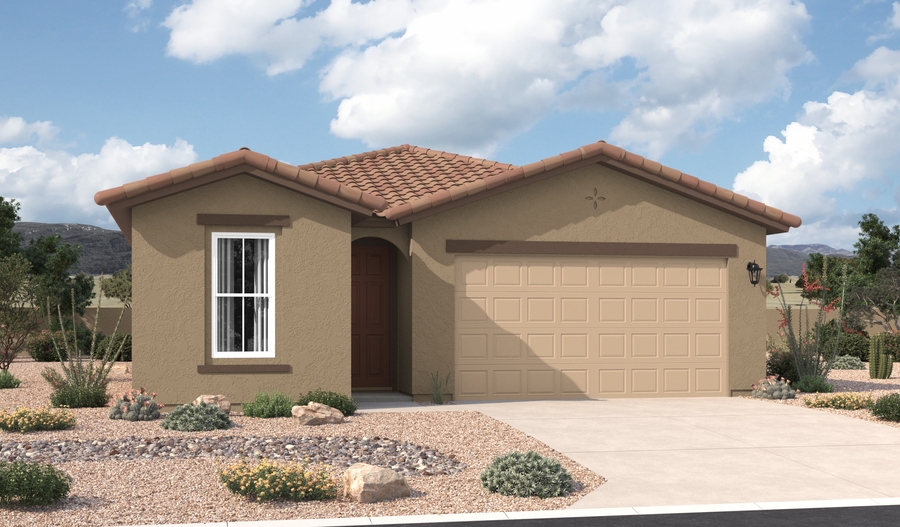 Elevation A of the Sunstone floor plan