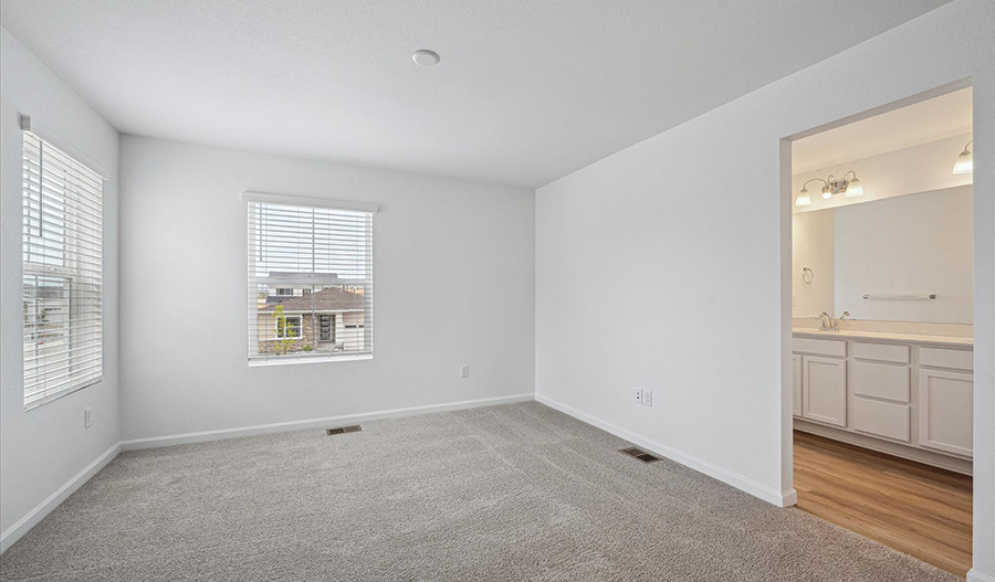 Bedroom of the CoralII floor plan