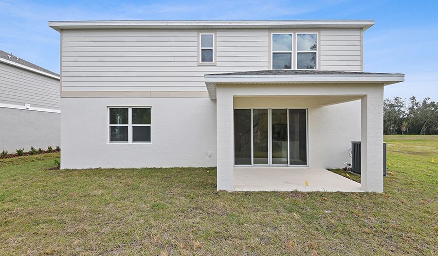Rear Exterior of the Tourmaline floor plan