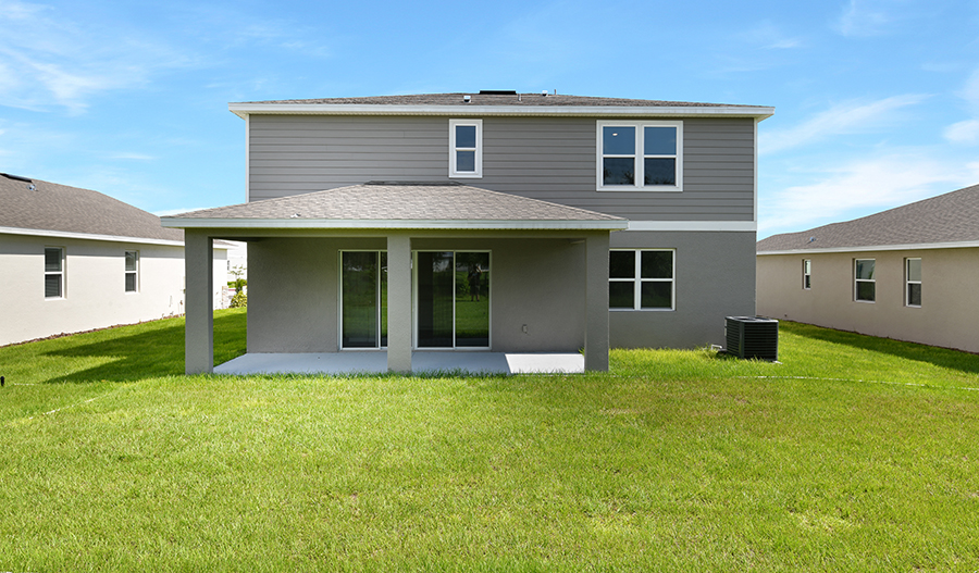 Rear Exterior of the Ammolite floor plan