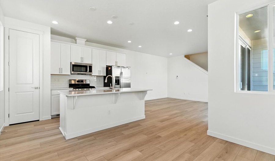 Great Room of the Chicago floor plan