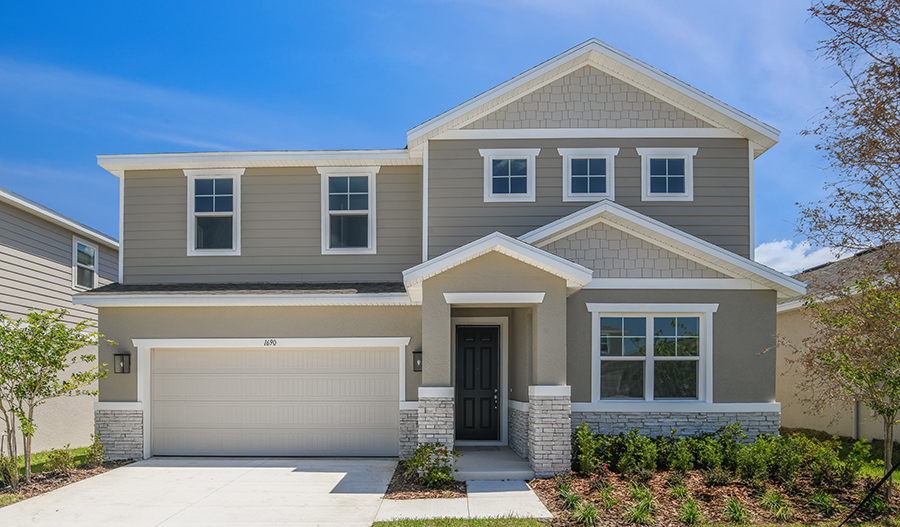 Exterior of the Elderberry floor plan