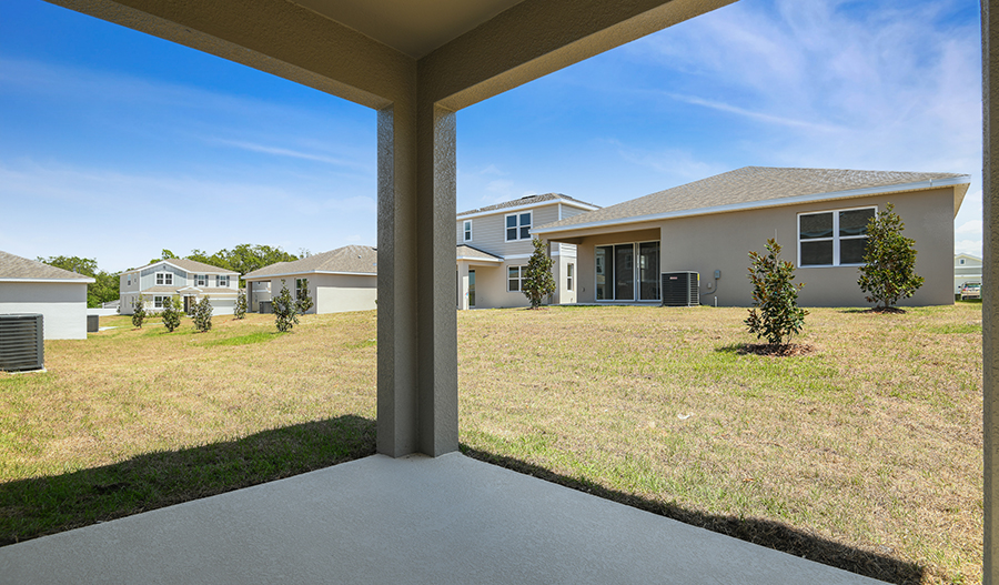 Rear Exterior of the Elderberry floor plan