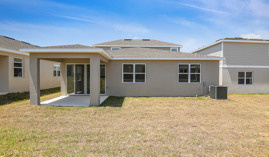 Rear Exterior of the Elderberry floor plan