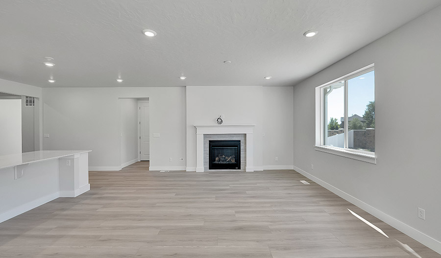 Great Room of the Harris floor plan