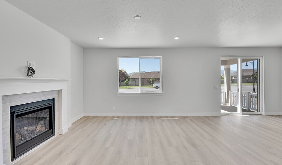 Great Room of the Harris floor plan