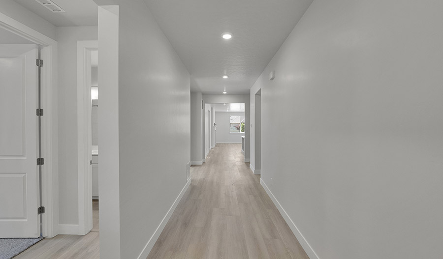 Hallway of the Harris floor plan