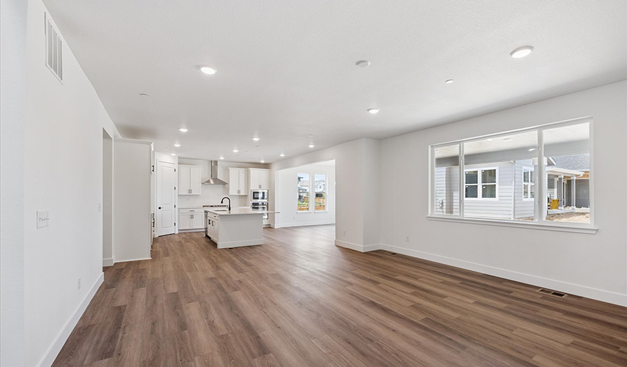 Great Room of the Yorktown floor plan
