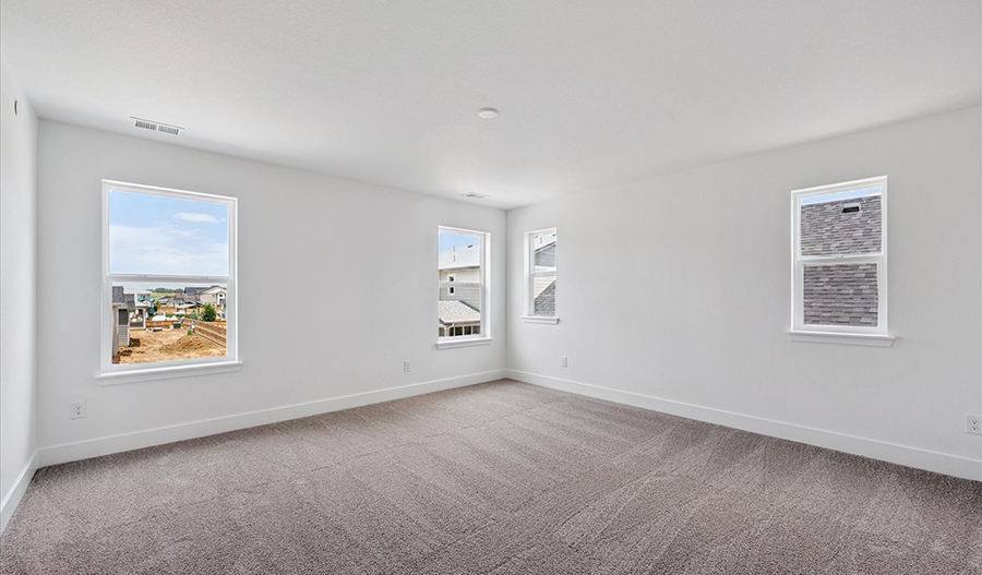 Bedroom of the Yorktown floor plan