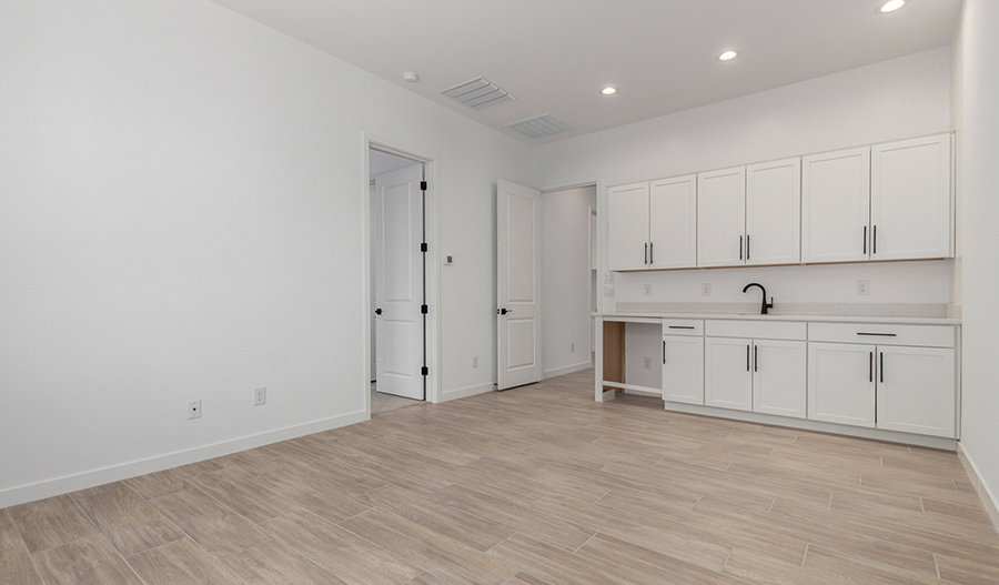 Living Room of the Darius floor plan