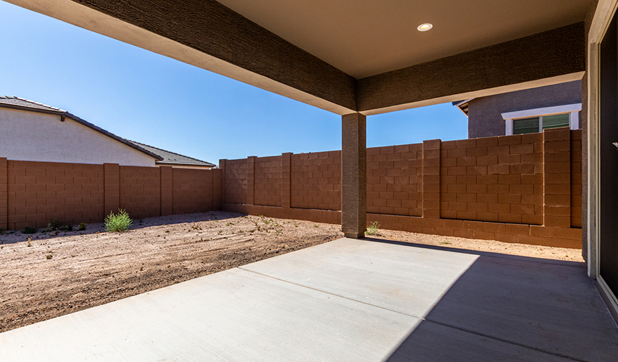Rear Exterior of the Darius floor plan