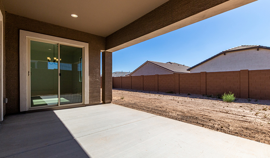 Patio of the Darius floor plan