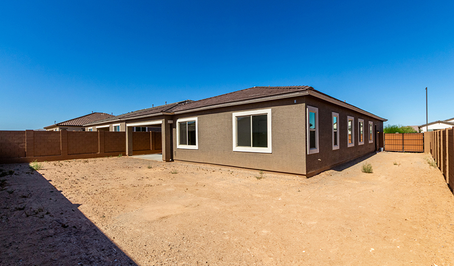 Rear Exterior of the Darius floor plan