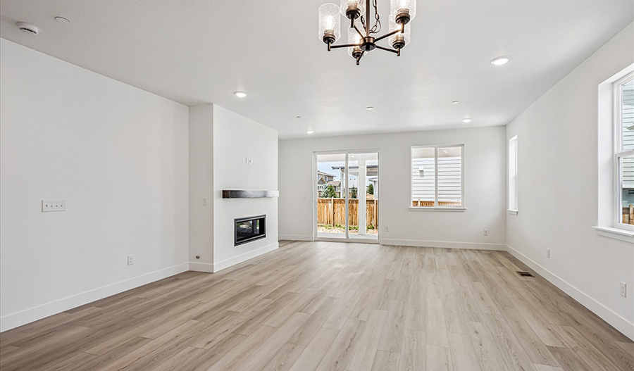 Great Room of the Arlington floor plan