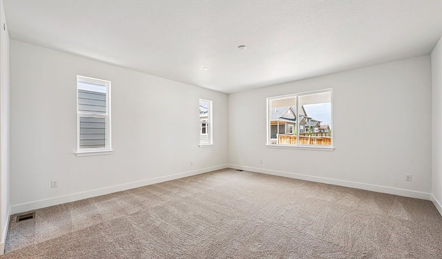 Bedroom of the Arlington floor plan