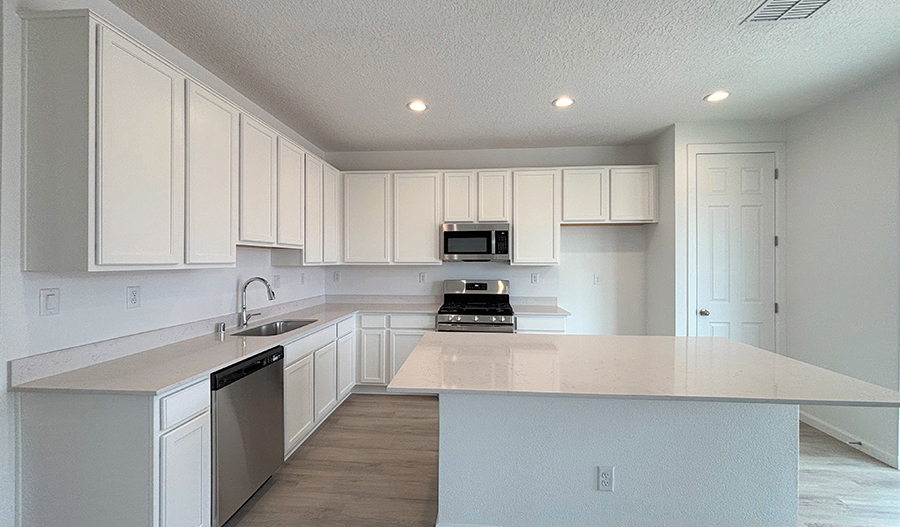 Kitchen of the Juniper floor plan