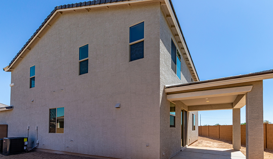 Rear Exterior of the Pearl floor plan