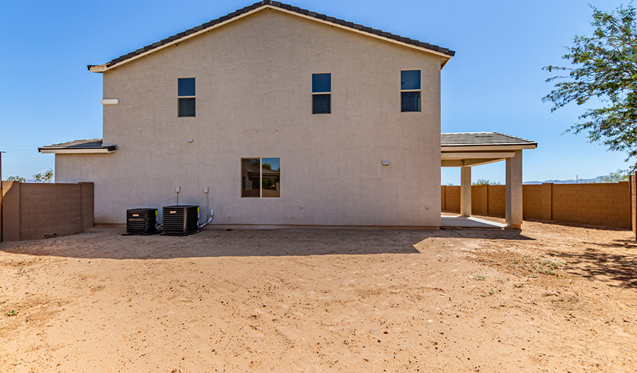Rear Exterior of the Pearl floor plan